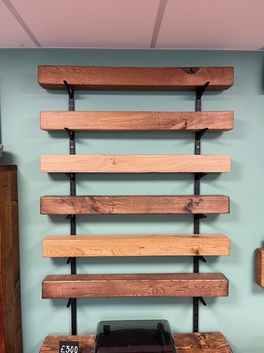 Oak mantel shelf handmade - oak,