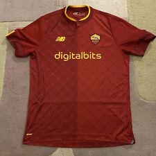 New Balance AS Roma Home 22-23 Men's Soccer Jersey Red