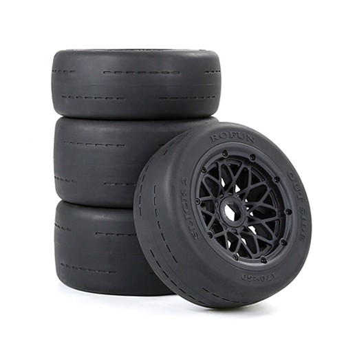 Car bald tire front rear - bald,