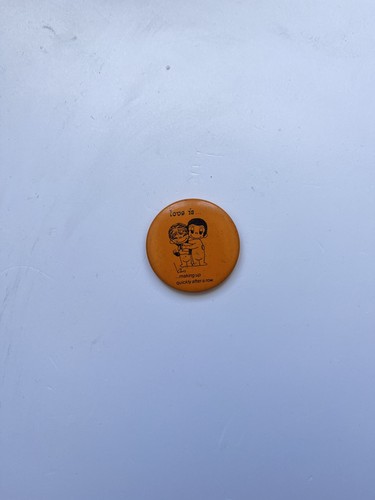 Love pin badge - love,