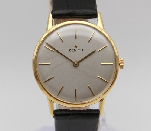Zenith 18k gold dress watch - gold,