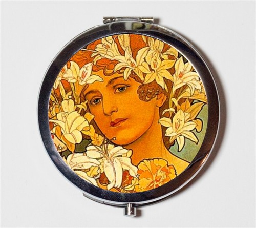 Mucha art nouveau deco flower - mucha,