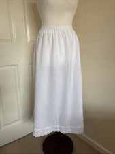 BHS White Half Slip Size 16