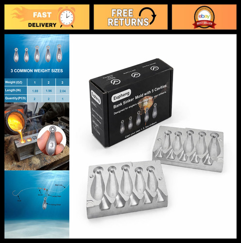 Cavity fishing weight mold - fishing,