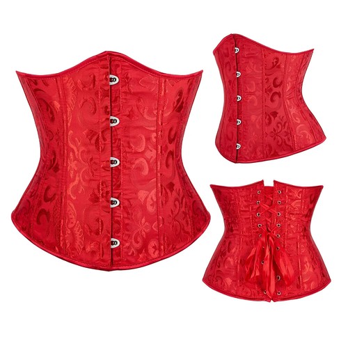 Jacquard underbust corset top - corset,