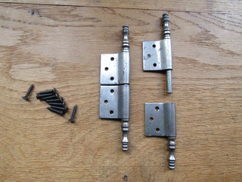 Pair rustic steel lift off - steel,