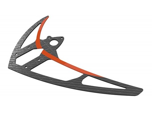 Mikado carbon vertical fin - carbon,