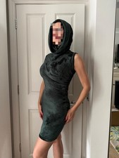 Alaïa Hooded Dark Green