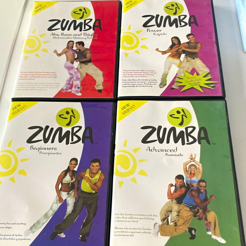 Zumba fitness dvd box - 4-dvd,