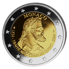 Monaco 2 Euro 2024 500 Years of Treaty with Charles VI Proof with original packaging and certificate