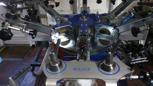 Weiss screen printing carousel