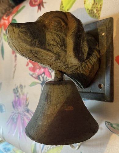Vintage metal dog door - vintage, wall