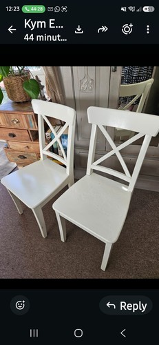 Pair ikea ingolf - of, chairs