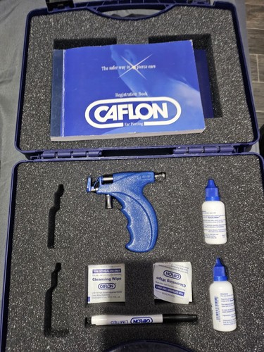 Caflon blu ear piercing gun - blu,