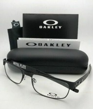 New OAKLEY Titanium Eyeglasses METAL PLATE OX5038-0555 55-18 Matte Black Frames