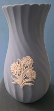 WEDGWOOD JASPER FLUTED VASE