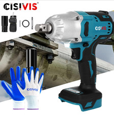 1/2" 2000Nm Cordless Impact Wrench Drill Brushless Ratchet Driver For Makita 18V