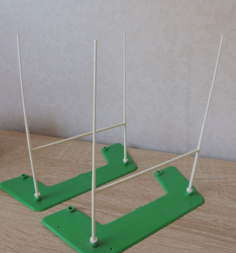 Pair subbuteo rugby goal - pair,