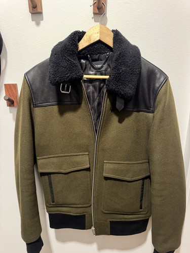 The kooples wool bomber jacket - wool,