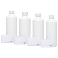 TEC 500ml HDPE Bottles White