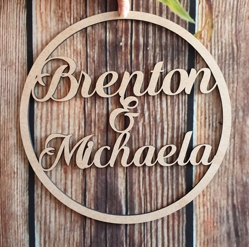 Personalised wedding wooden - wedding,