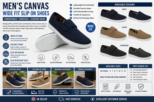 Mens wide fit - wide,