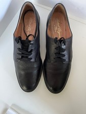 Robert Clergerie Black Lace Up Brogues Size 40 WIth Cloth Bag