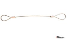 Stainless Steel Wire Rope Strop / Sling With Loop Each End Choose Size & Length 