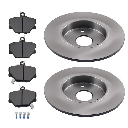 Solid brake discs pads - solid, kit