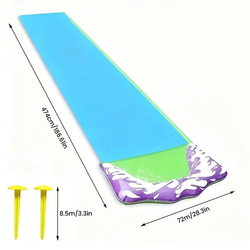 Inflatable lawn water slide - inflatable,