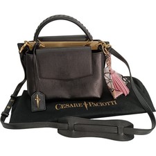 Cesare Paciotti Black Leather