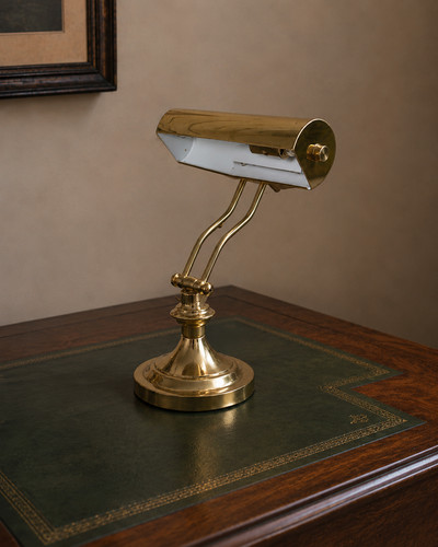 Vintage bankers table - bankers,