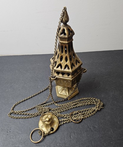 Antique ornate gothic triple - antique,