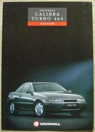 Vauxhall calibra turbo 4x4 - vauxhall, car
