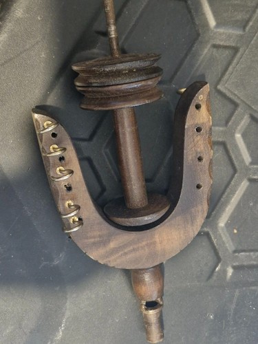 Antique spinning wheel - spinning, flyer