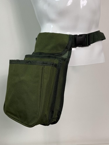 Green cartridge pouch double - green,