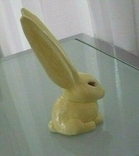 SYLVAC VERY RARE YELLOW LONG EARED HARE 6" H