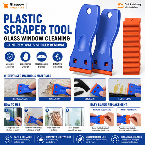 Plastic scraper tool glass - scraper,