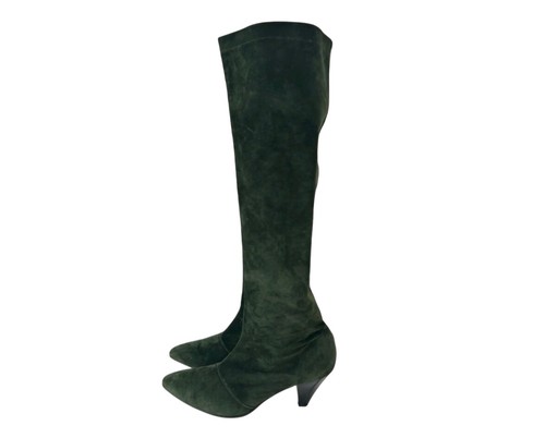 Robert clergerie green suede - green,