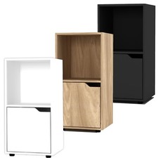 Cube Bookcase Shelving Display Shelf Storage Unit Wooden Door Organiser Cupboard