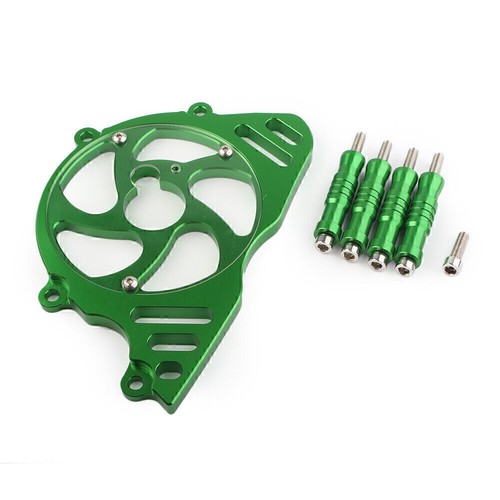 Cnc front sprocket chain guard - front,