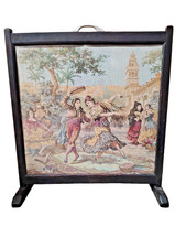 VTG Ebonised Fire Screen with