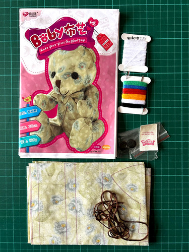Cute teddy bear - soft, toy