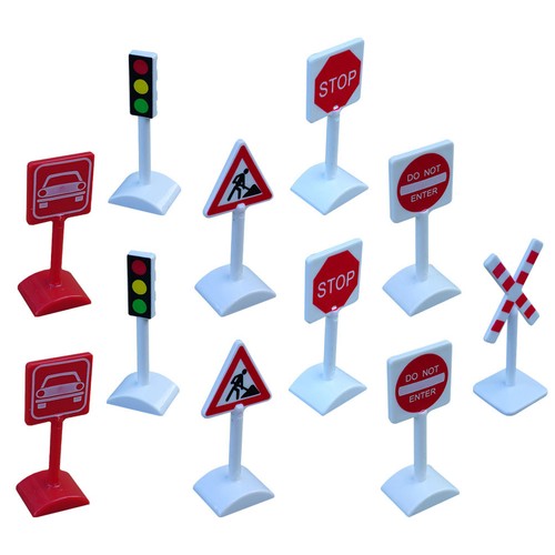 Pcs toy road signs toys - 11,