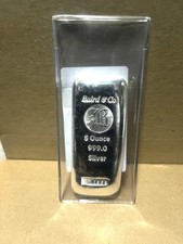 5 oz Baird & Co Silver Bullion
