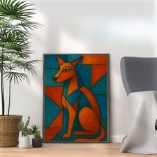 Abstract Dog Portrait Art