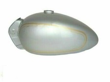 For ROYAL ENFIELD SILVER PAINTED 14 LITRES GAS FUEL PETROL TANK