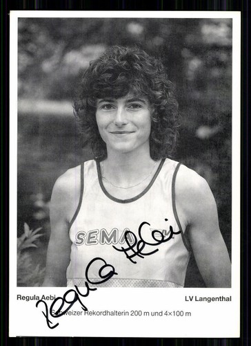 Regula aebi top postcard 80s - aebi,