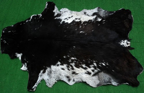 New goat hide rug - rug, hair
