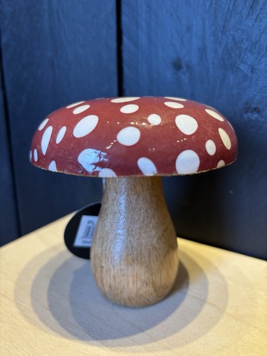 Wooden mushroom toadstool - wooden,